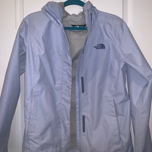 North Face Rain Jacket/ Periwinkle Blue